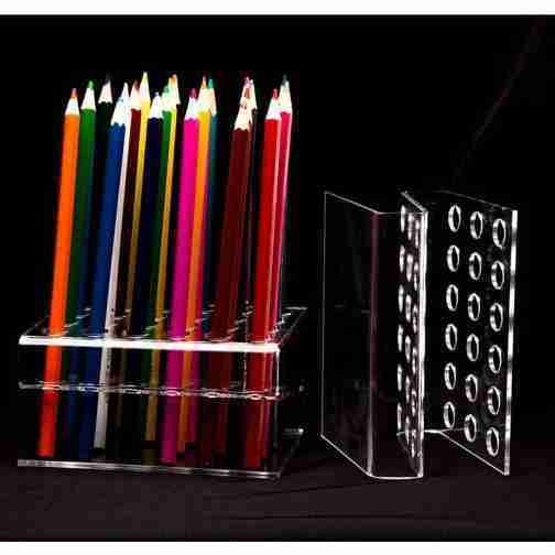 Acrylic Paint Brush Holder 4.72 x 2.75 x 2.75 Inch