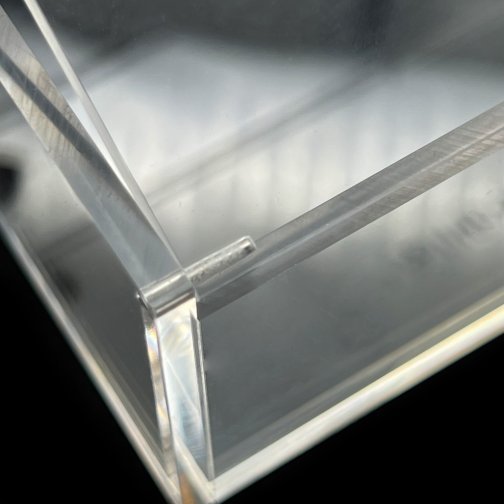 Acrylic Box with Needle-Hinge Lid