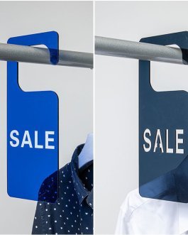 Acrylic Clothing Sale Sign Store Display Fixtures