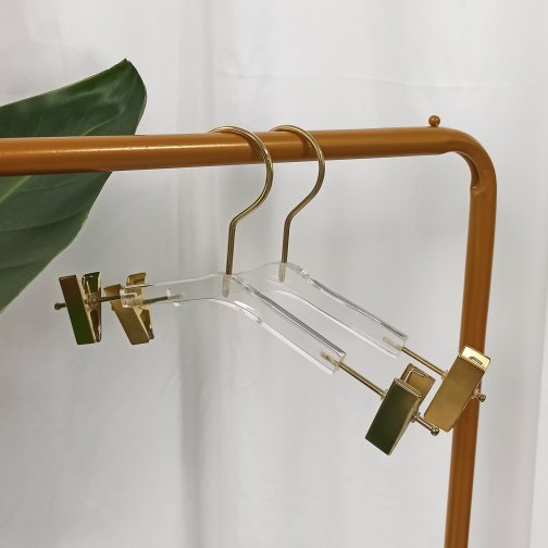 Acrylic Hanger with Clips For Bra and Panty 28.5 cm Wide