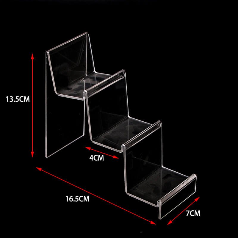 Acrylic Purse Display 7x16.5x13.5cm 4cm Deep 3 Layers