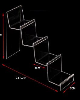 Acrylic Purse Display 7x24.5x18.5cm 4cm Deep 4 Layers