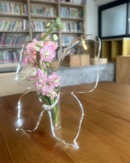 Butterfly-shaped Acrylic Flower Vase