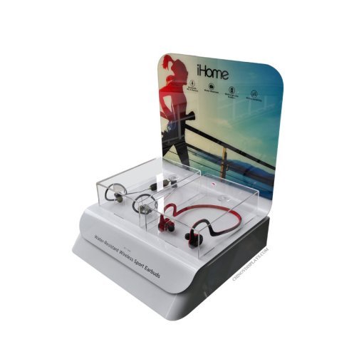 Custom Acrylic Bluetooth Earphone Samples Display Stand