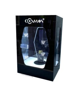 Custom Acrylic Display Case Funko POP LED Lighting Toys 360 Degree Revolving Stand