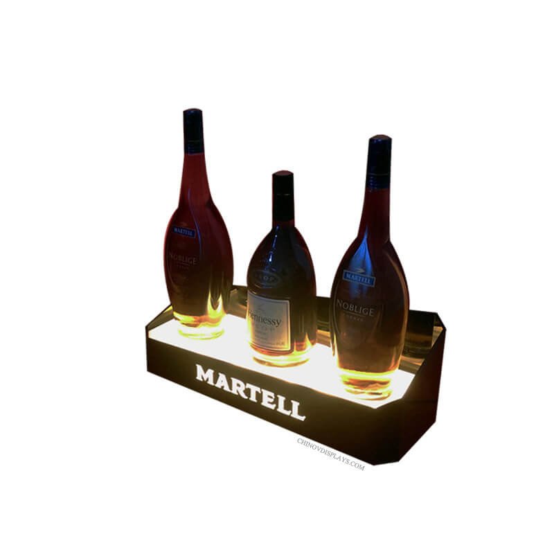 Custom Acrylic Display LED Lighting Wine Stand