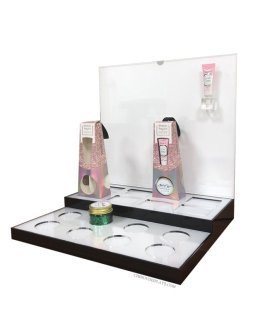 Custom Acrylic Display Nail Polish Glitter Powder Tabletop Stand