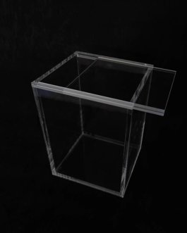 Custom Clear Acrylic Box with Sliding Lid