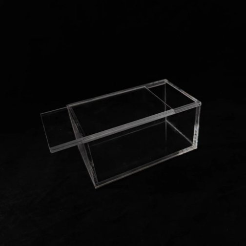 Custom Clear Acrylic Box with Sliding Lid