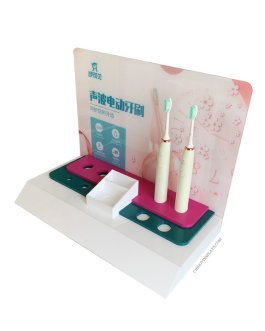 Custom POP Display Electric Toothbrush Tabletop Acrylic Stand