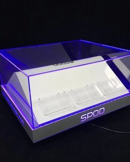 Illuminated Custom Acrylic Display Case with LED Base