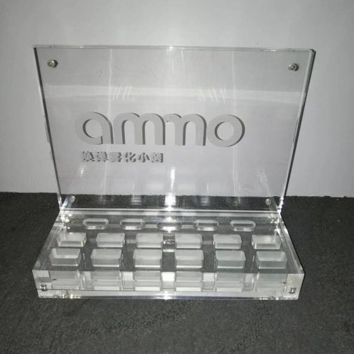 Modern Acrylic Vape Pod Display Stand - Streamlined Organizing Solution