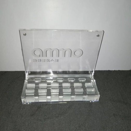 Modern Acrylic Vape Pod Display Stand - Streamlined Organizing Solution