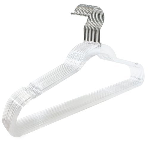 Thin Plastic Hangers - Clear