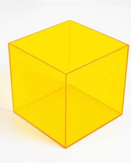 Translucent Yellow 5-sided Custom Acrylic Case