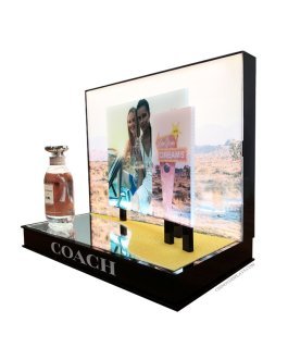 Wholesale Acrylic Display LED Perfume Custom Point of Purchase Stand