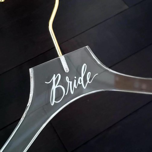 wholesale customized acrylic hangers with gold hook